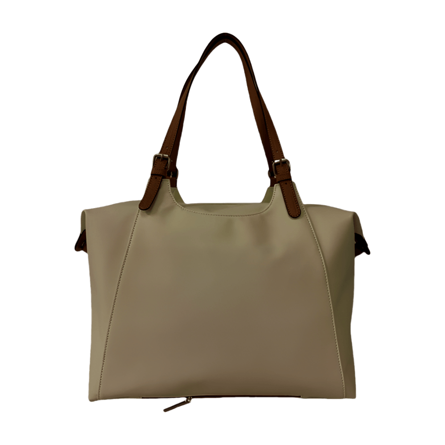 Ladies travelling tote with front zip pocket