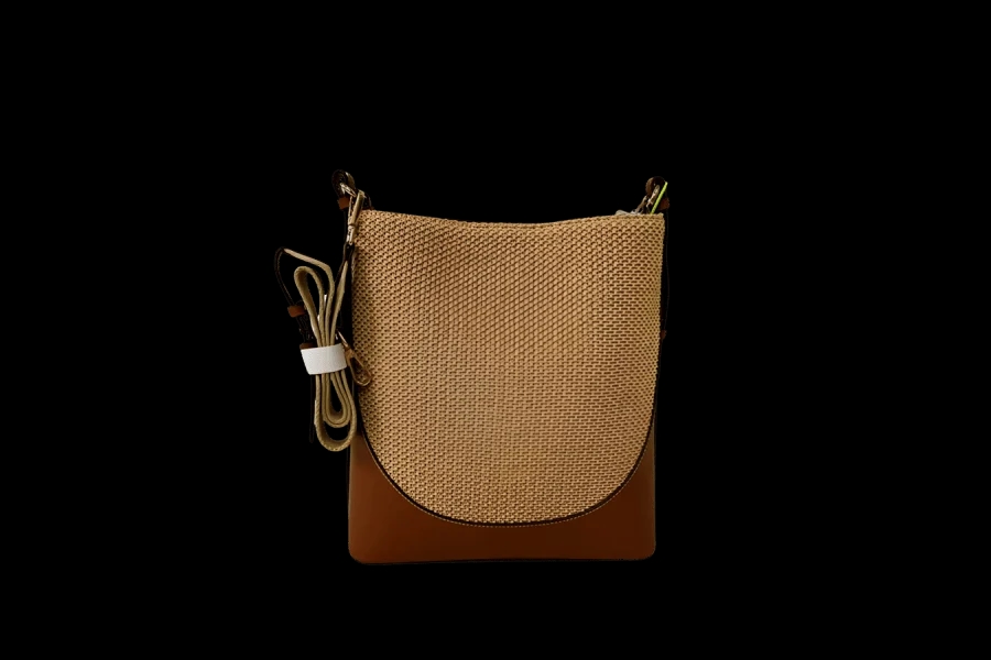 Mango's Straw with Genuine Leather