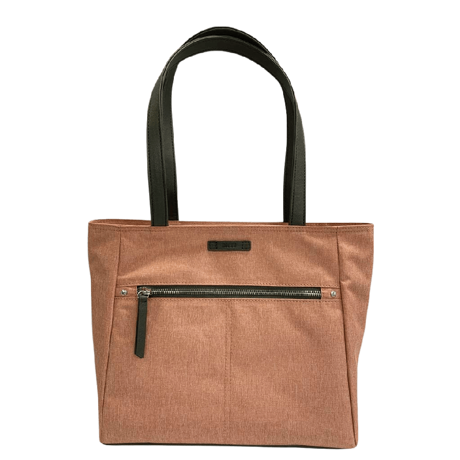 Pink ladies cooler with black trim PU and PU patch