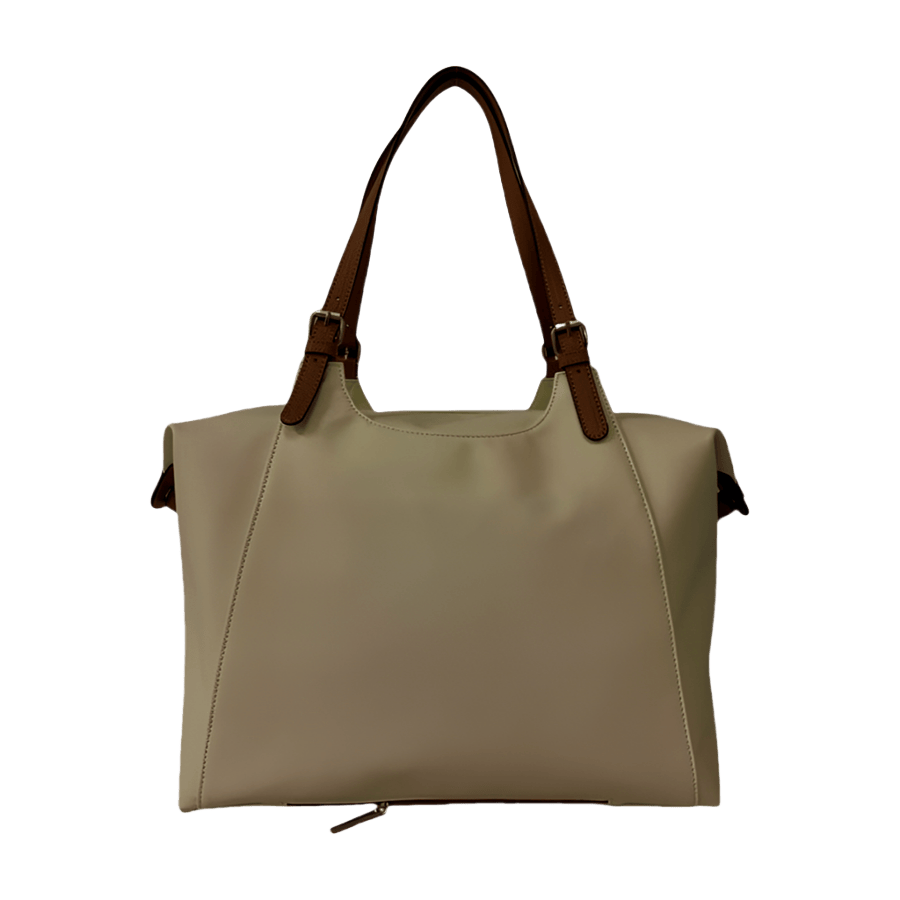 Ladies travelling tote with front zip pocket