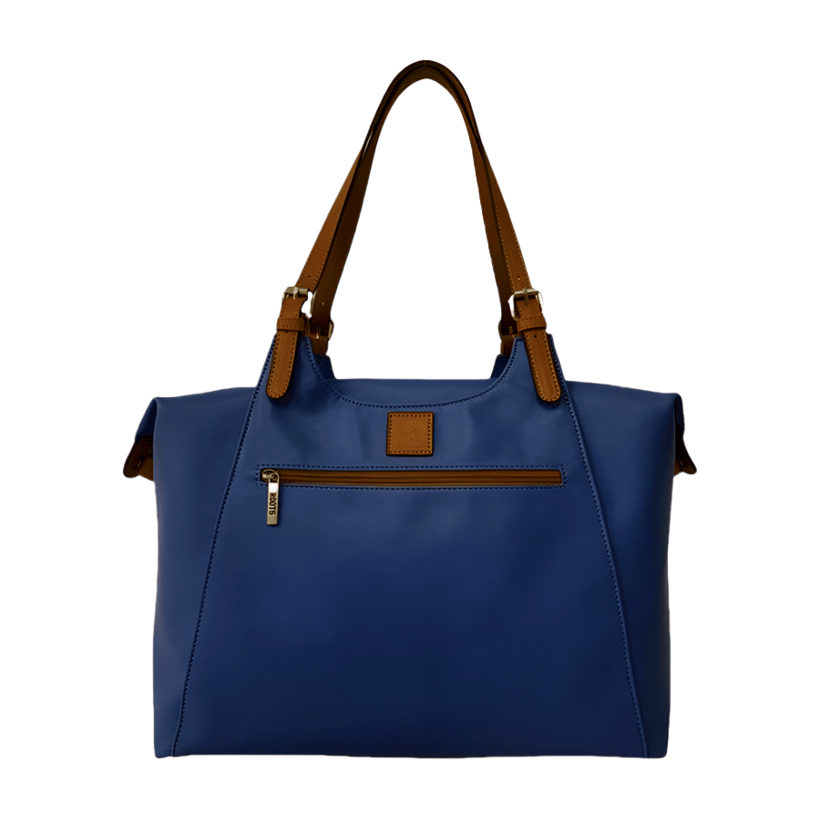 Ladies travelling tote with front zip pocket