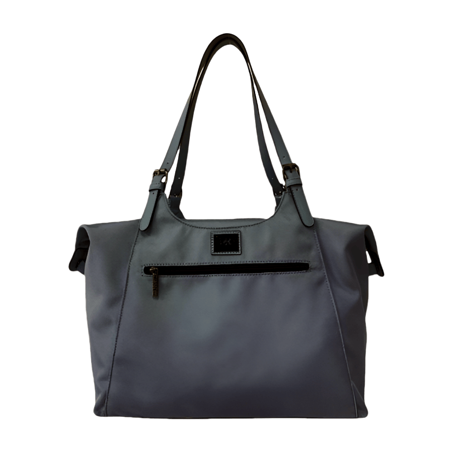 Ladies travelling tote with front zip pocket