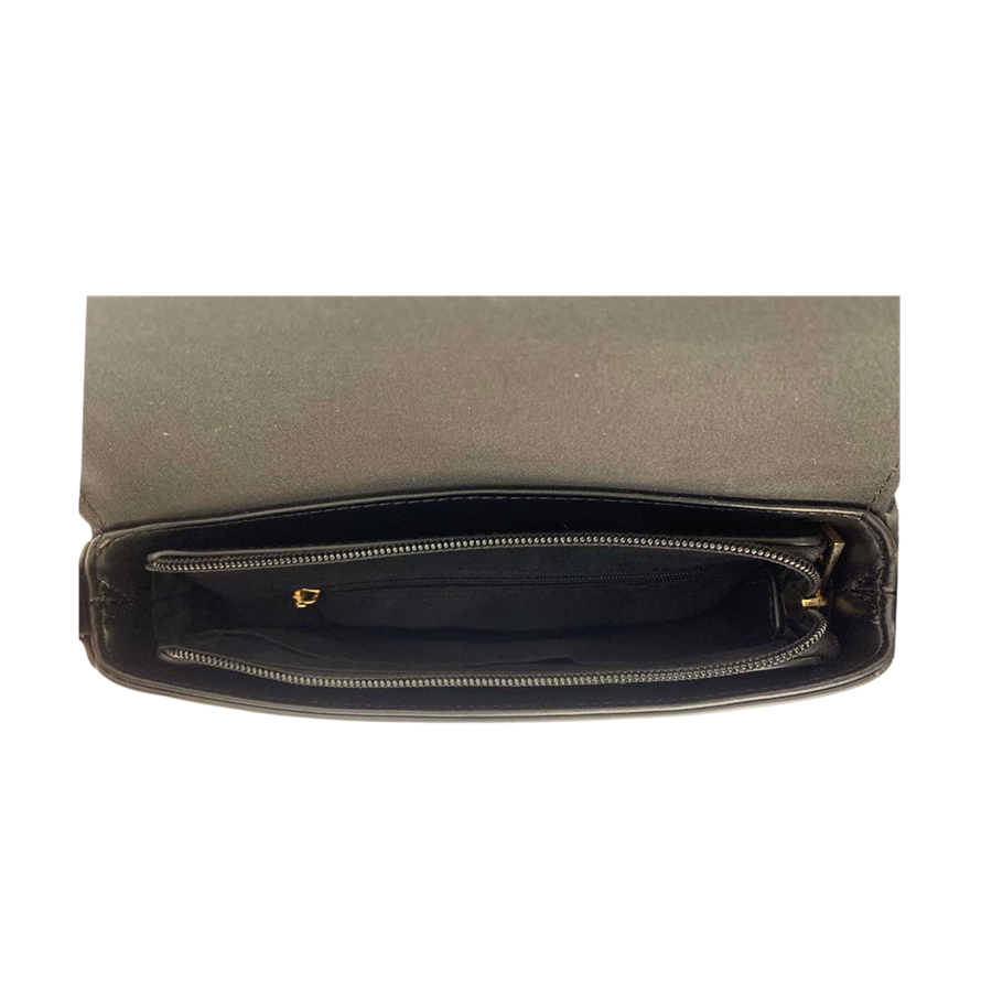 ladies crossbody bag with magnetic snap closure and back zip pocket